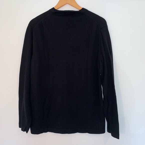 Alfani Vneck Sweater Black Large - Picture 3 of 3